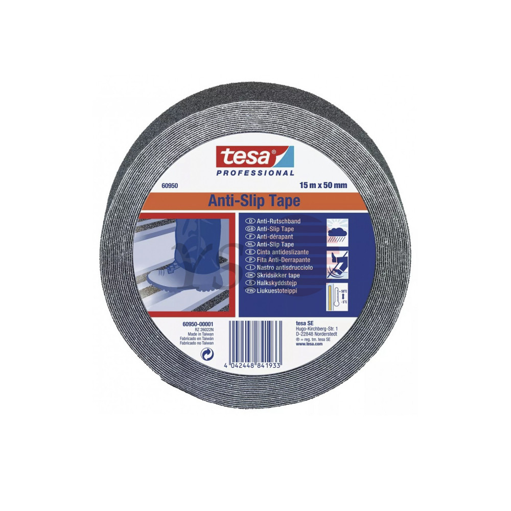 Tesa Anti Slip Tape Safety Walk Tesa German Warna Hitam Size 50mm x